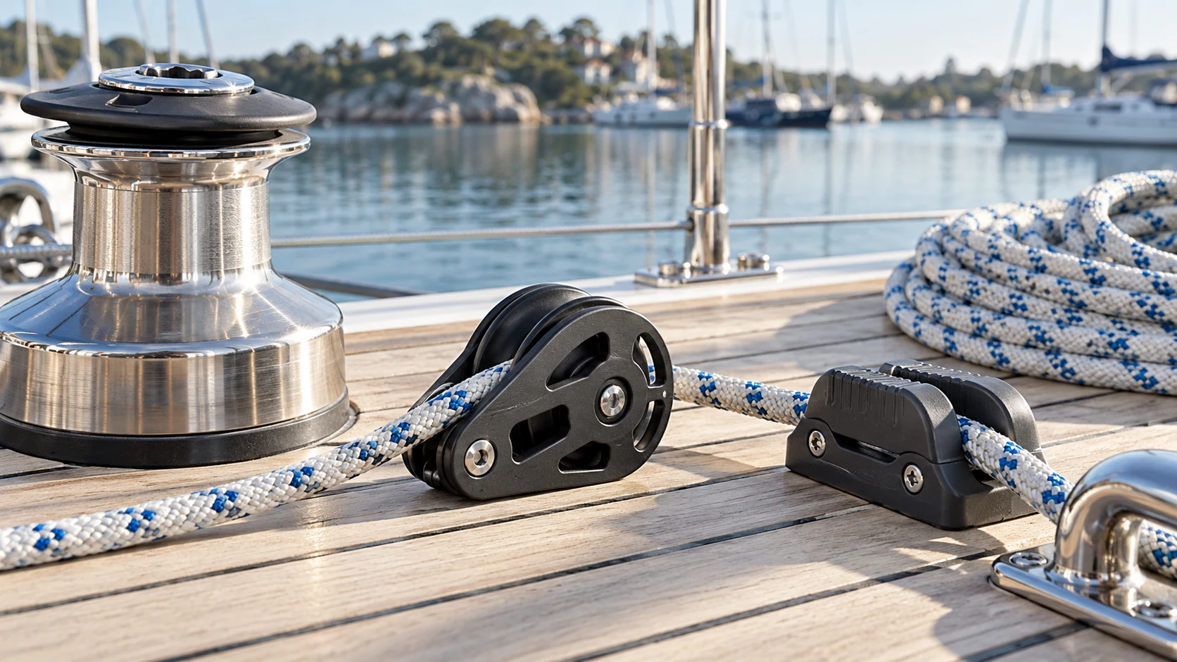 Sailing deck hardware collection