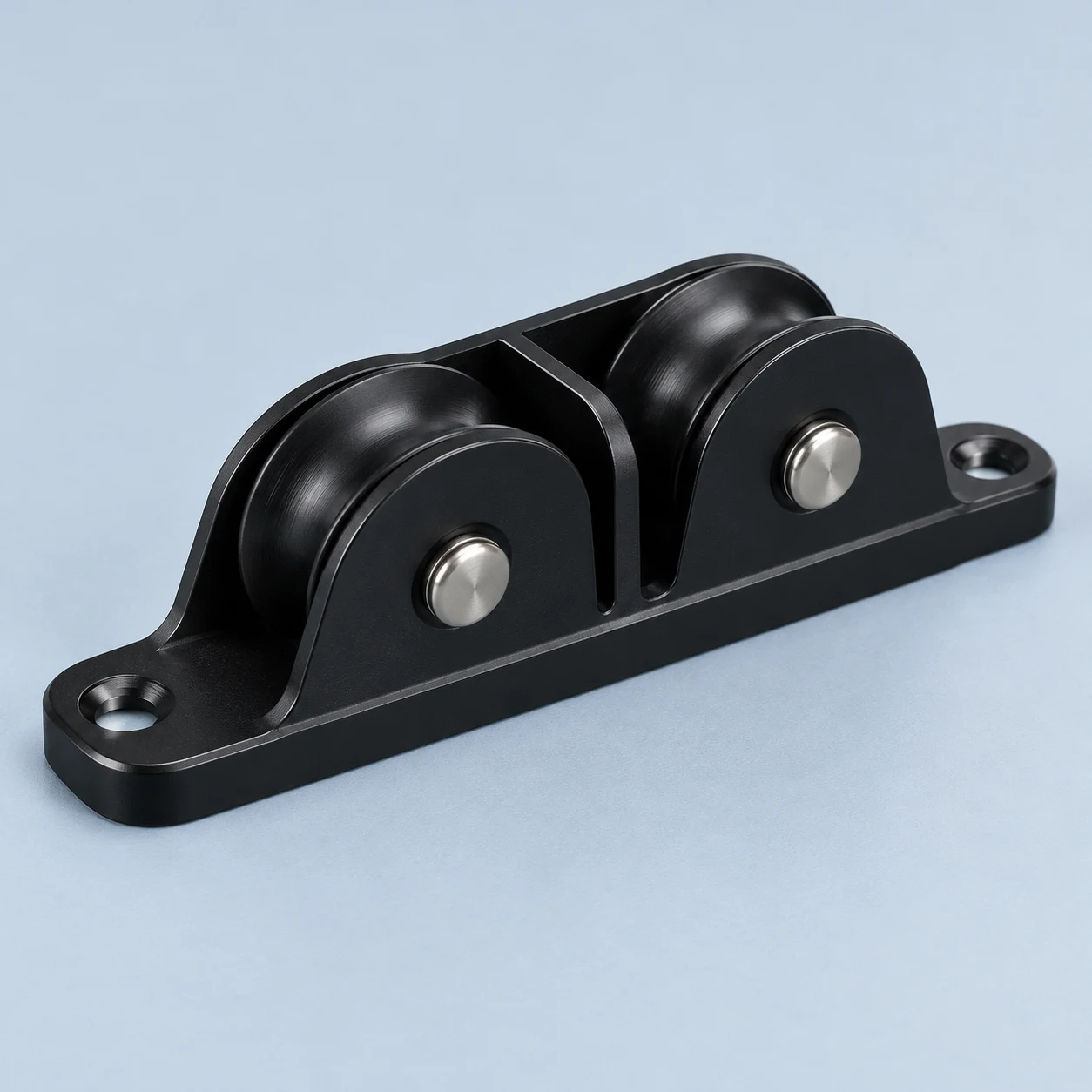 Two-sheave deck organiser